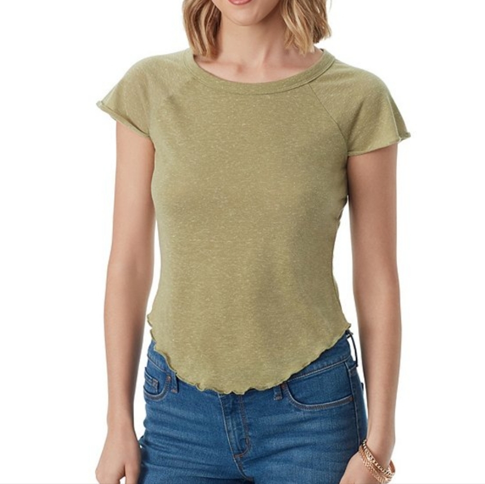Jessica Simpson Rivers Raglan Baby Tee Size Large
